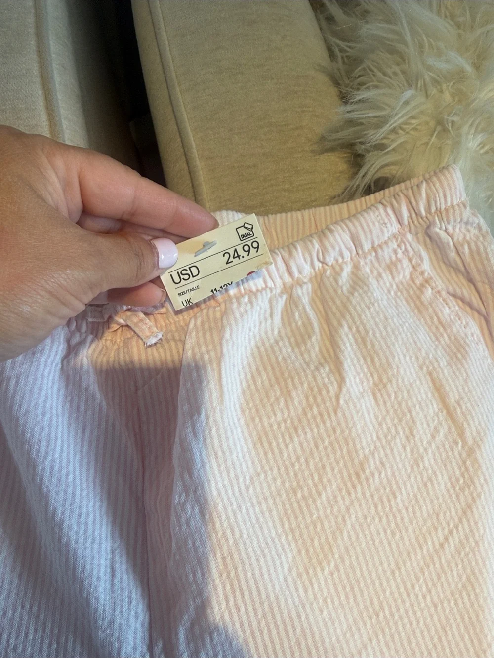 H&M Kids Matching Set - Light Pink & Navy
